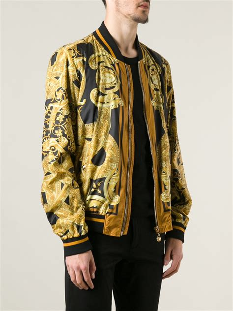 versace bomberjacke herren|versace bomber jacket men's.